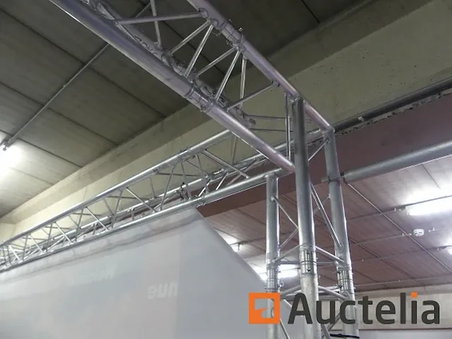 Aluminium structure for trade show stand - afbeelding 6 van  9