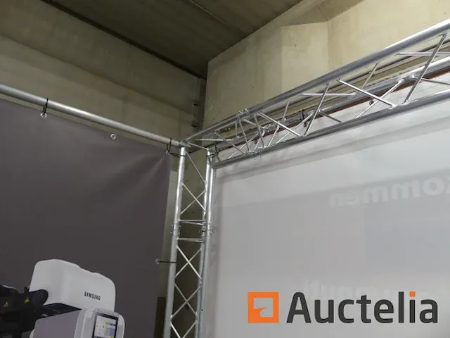 Aluminium structure for trade show stand - afbeelding 7 van  9