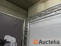 Aluminium structure for trade show stand - afbeelding 7 van  9