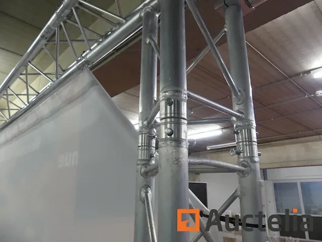 Aluminium structure for trade show stand - afbeelding 8 van  9