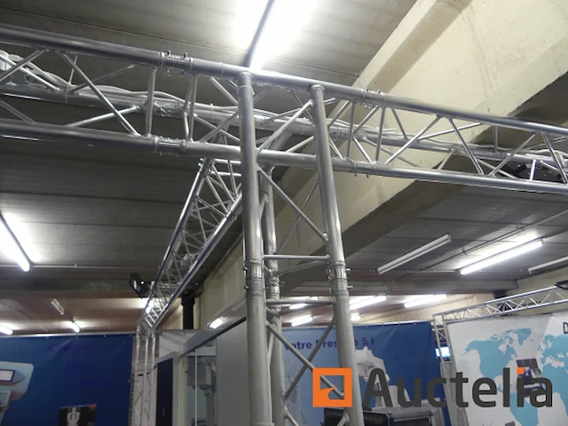 Aluminium structuur voor naxpro truss trade show stand - afbeelding 7 van  16