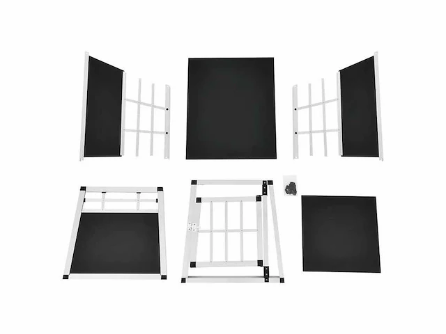 Aluminium transportkoffer (x4) - afbeelding 10 van  11