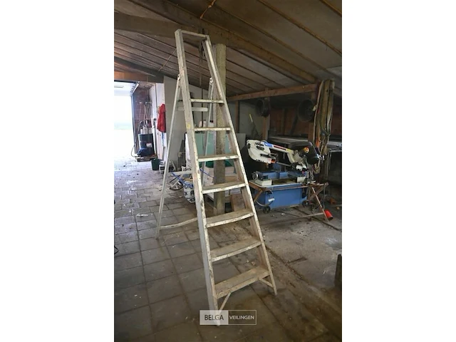 Aluminium trapladder met 7 treden - afbeelding 2 van  5