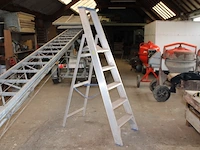Aluminium trapladder