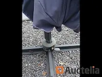 Aluminium voetparaplu (met zwengel) - afbeelding 3 van  7