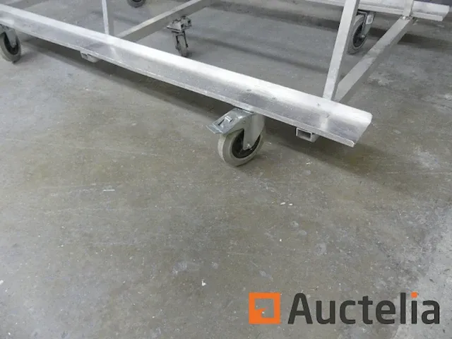 Aluminium werkplaats glastransport rek - afbeelding 1 van  5