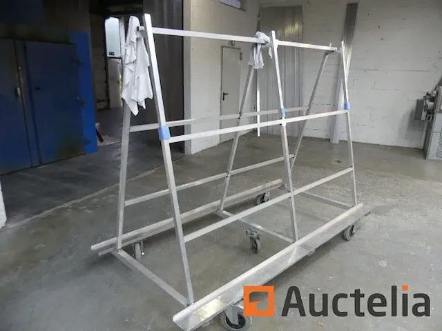 Aluminium werkplaats glastransport rek - afbeelding 2 van  5