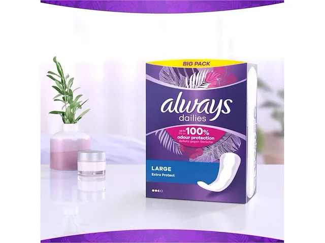 Always inlegkruisjes dailies extra protect large 48 stuks - afbeelding 1 van  1