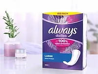 Always inlegkruisjes dailies extra protect large 48 stuks - afbeelding 1 van  1