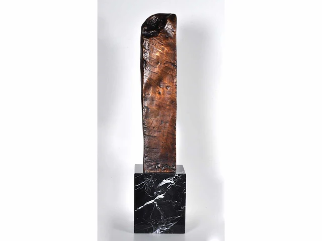 Amadeo modigliani - tête de jeune femme - brons - afbeelding 4 van  7