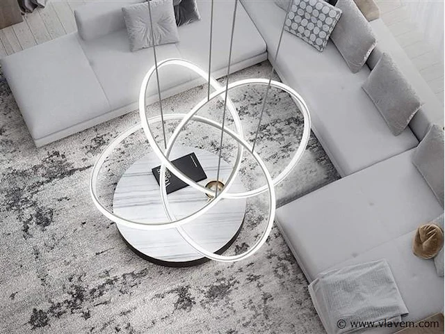 Amarea design armatuur zilver - afbeelding 1 van  9