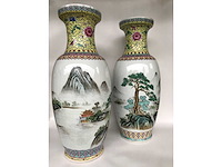 Amazing pair of jingdezhen chinese vases - afbeelding 6 van  36