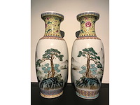 Amazing pair of jingdezhen chinese vases - afbeelding 21 van  36