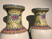 Amazing pair of jingdezhen chinese vases - afbeelding 29 van  36