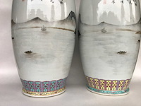 Amazing pair of jingdezhen chinese vases - afbeelding 35 van  36