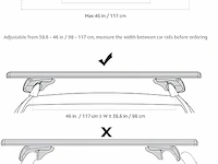 Amazon basics cross rail dakdrager - afbeelding 5 van  6