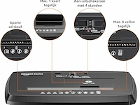 Amazon basics papiervernietiger - afbeelding 2 van  4
