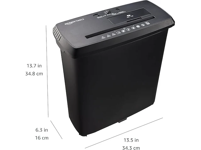 Amazon basics papiervernietiger - afbeelding 3 van  4