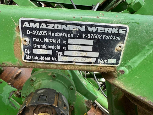 Amazone - ad303 + kg303 - precision seeder - 2003 - afbeelding 3 van  11
