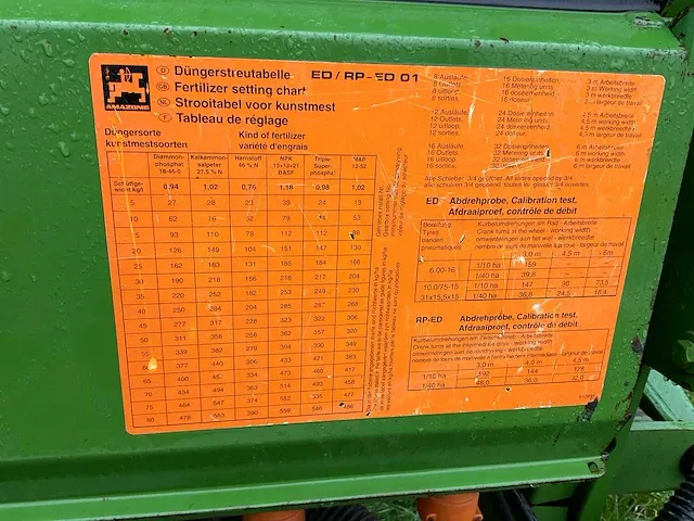 Amazone ed451k precisiezaaimachine - afbeelding 5 van  14