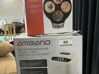 Ambiano broodbak machine nieuw en livoo crepe maker nieuw - afbeelding 1 van  5
