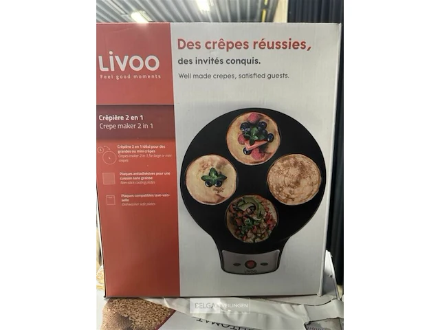 Ambiano broodbak machine nieuw en livoo crepe maker nieuw - afbeelding 4 van  5