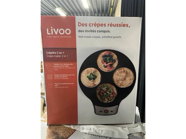 Ambiano broodbak machine nieuw en livoo crepe maker nieuw - afbeelding 5 van  5