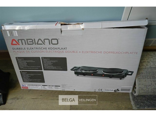 Ambiano dubbele elektrische kookplaat - afbeelding 1 van  3