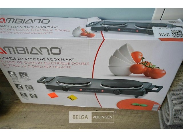 Ambiano dubbele elektrische kookplaat - afbeelding 3 van  3