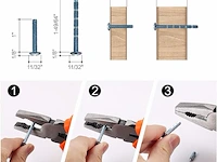 Amerdeco 5 stuks 96 mm mat nikkel deurgrepen - afbeelding 3 van  4