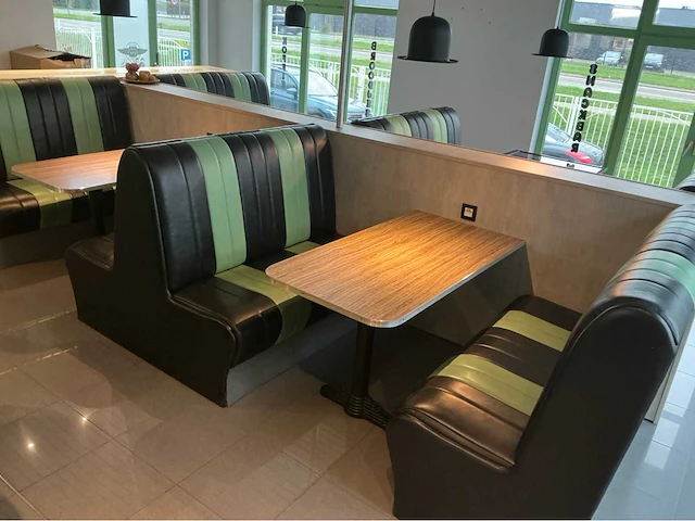American dining tafels en banken restauranttafel - afbeelding 3 van  5