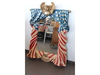 American flag mirror - decor object - afbeelding 2 van  5