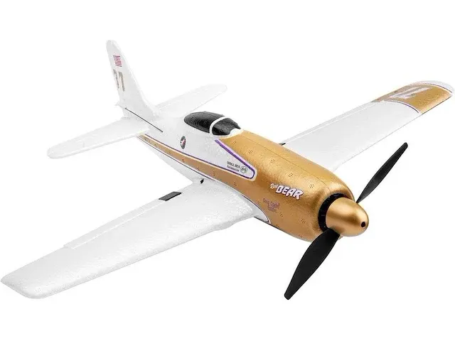 Amewi amxflight f8f rare bear rc vliegtuig voor beginners rtr 383 mm - afbeelding 4 van  5