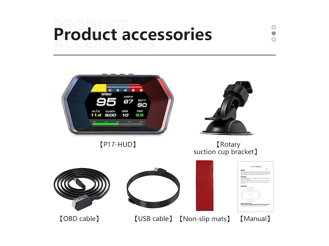 Amhvmu p17 hud auto-heads-up-display - afbeelding 4 van  6