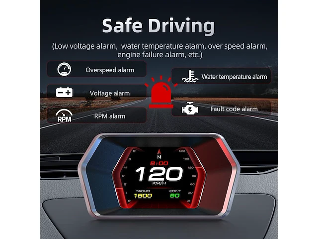 Amhvmu p17 hud auto-heads-up-display - afbeelding 5 van  6