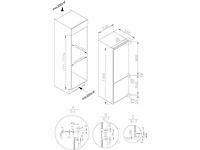Amica - ekgcs 387 930 - inbouw koel-vriescombinatie - afbeelding 3 van  9