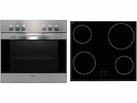 Amica fornuis ehc 12516 e nuttig volume 62 l afmetingen bxhxd 59,5 cm x 59,5 cm x 57,5 cm - afbeelding 1 van  9