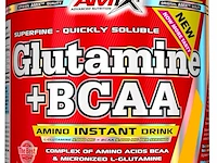 Amix glutamine + bcaa voedingssupplement (1000 gr) - afbeelding 1 van  1