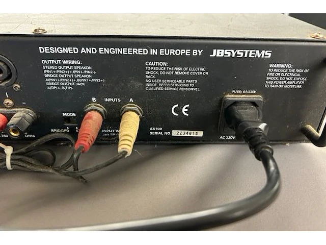 Amplifier jb systems - afbeelding 6 van  6