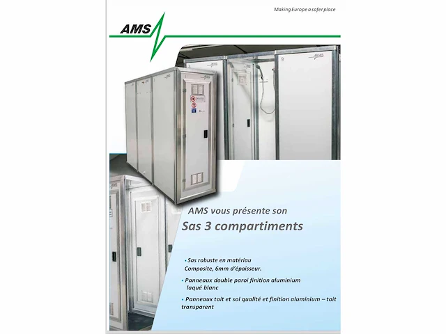 Ams modulaire decontaminatie douchecabine (2x) - afbeelding 2 van  5