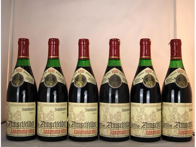 Amselfelder pinot noir 1976 (x6) - afbeelding 1 van  3