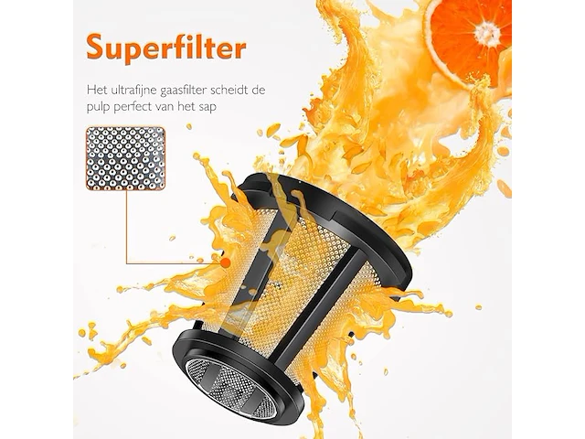 Amzchef cold press slow juicer machine - afbeelding 3 van  5