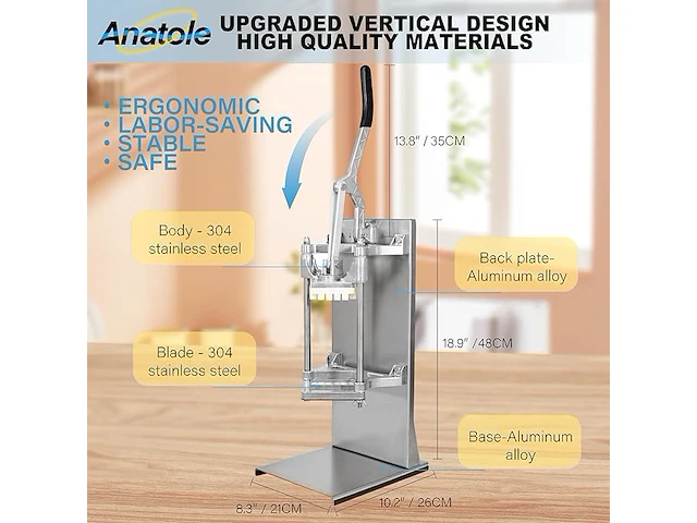 Anatole professionele frituursnijder - afbeelding 4 van  5