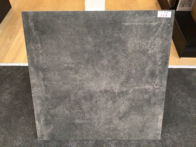Anatolia industria graphite mat vloertegel 80x80 cm 53,76 m² - afbeelding 2 van  7