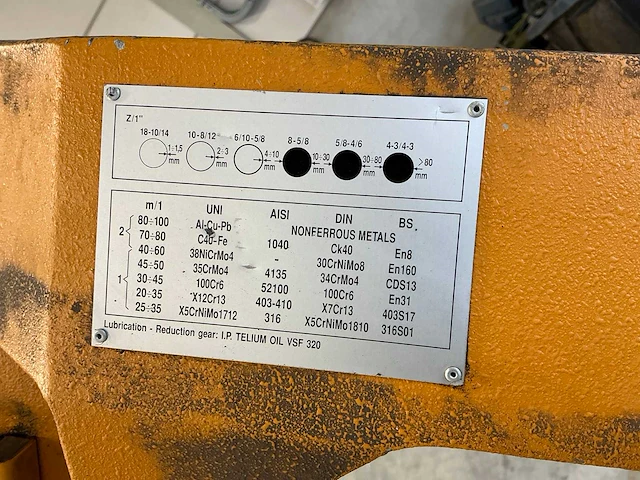 Anbas/boza metalen horizontale bandzaagmachine - afbeelding 7 van  11