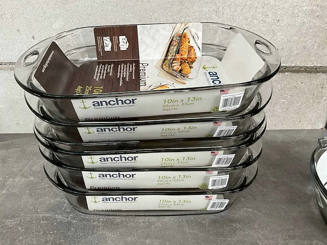 Anchor diverse maten ovenschalen (17x) - afbeelding 2 van  11