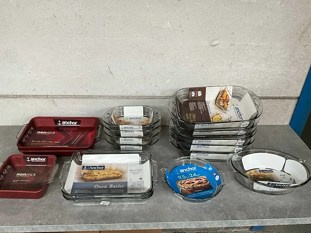 Anchor diverse maten ovenschalen (17x) - afbeelding 1 van  11