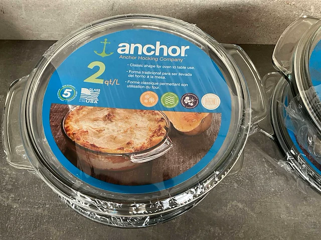 Anchor diverse maten ovenschalen (17x) - afbeelding 2 van  10