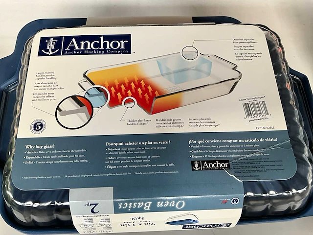 Anchor diverse maten ovenschalen met flexibele deksel (14x) - afbeelding 12 van  14