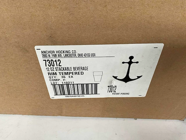 Anchor glazen (90x) - afbeelding 4 van  5